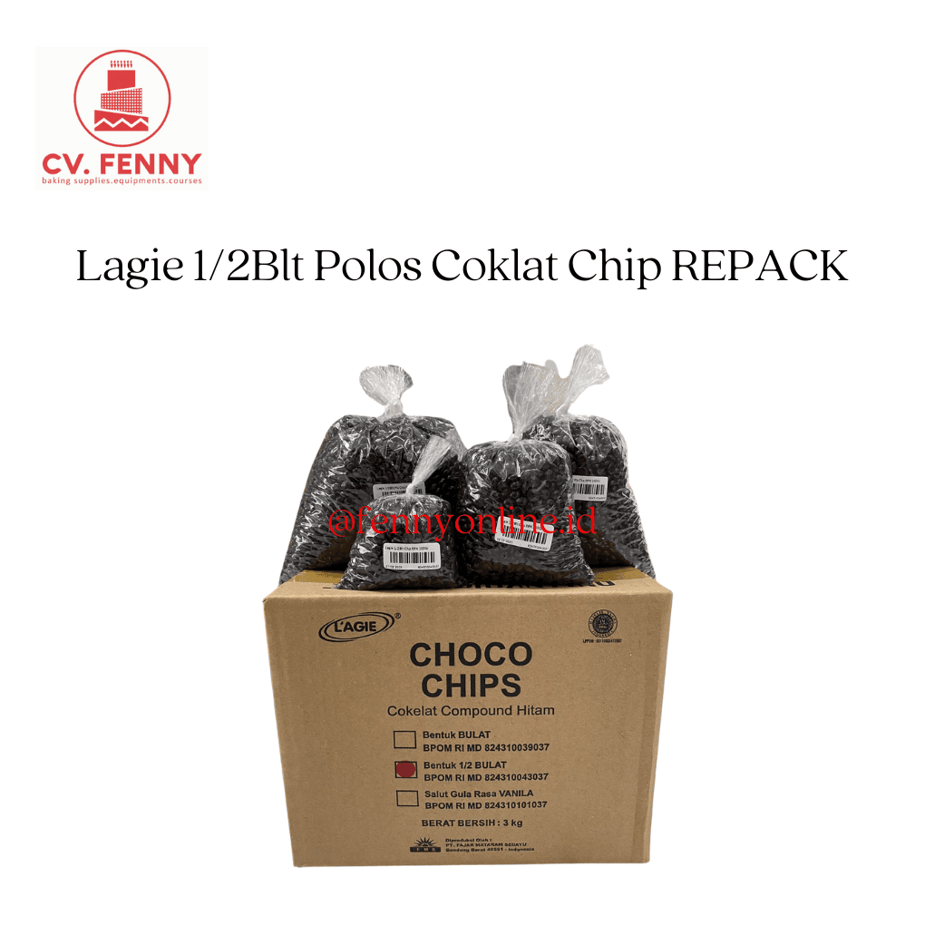 Lagie 1/2Blt Polos Coklat Chip REPACK