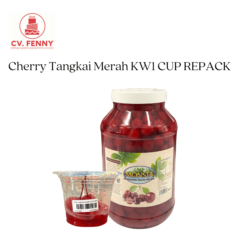 Cherry Tangkai Merah KW1 CUP REPACK