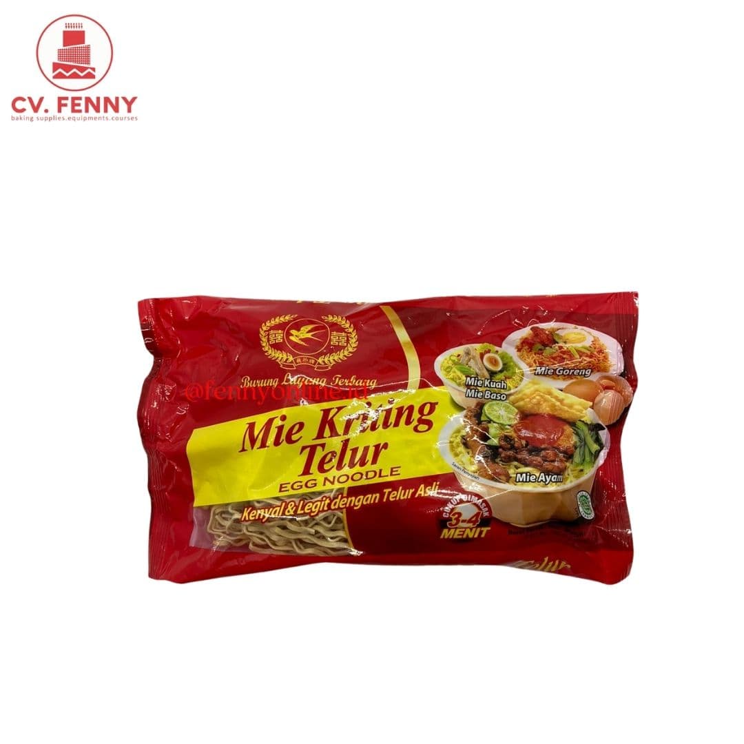 Walet Mie Telur Kering Kriting Bulat 130Gr (20)