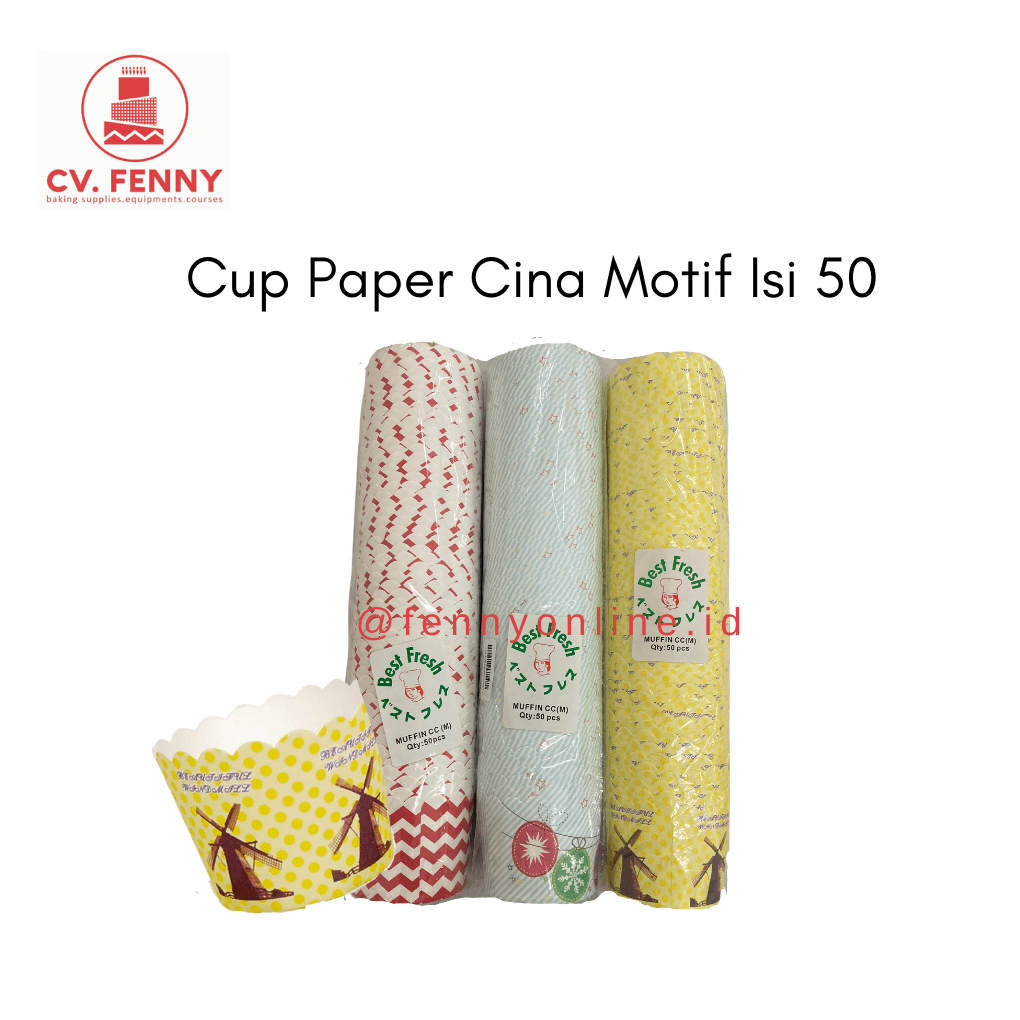Cup Paper Cina Motif Isi 50 (60Pkx50)