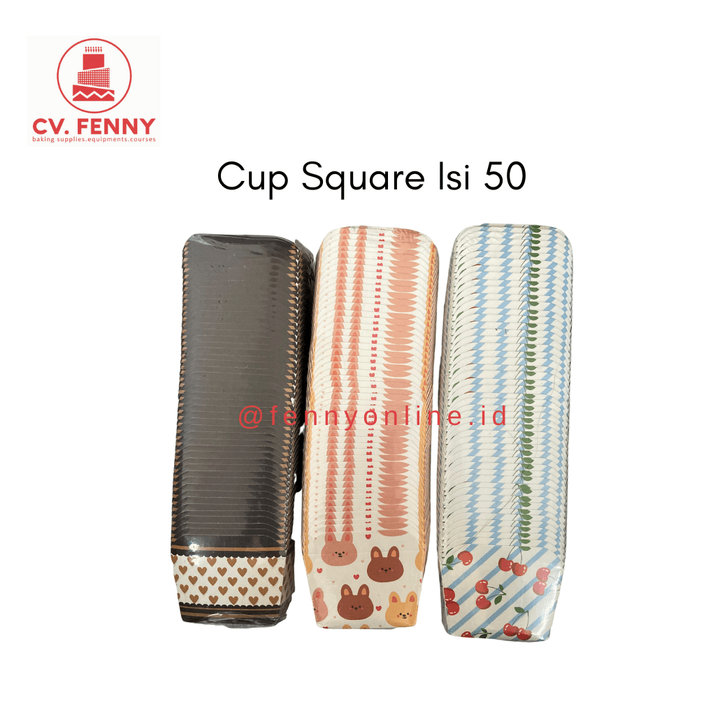 Cup Square Isi 50 (100Pkx50)
