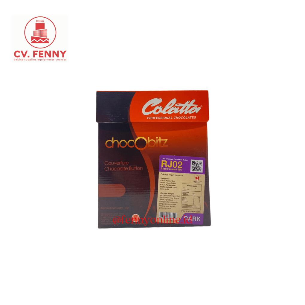 Colatta 59% RJ02 Chocobitz Couverture Button Dark Coklat Koin 1Kg (6)