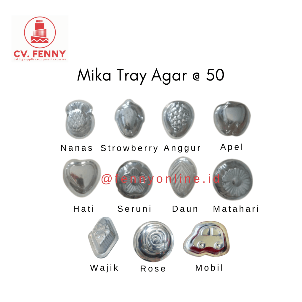 Sukses Mika Tray Agar @50 REPACK