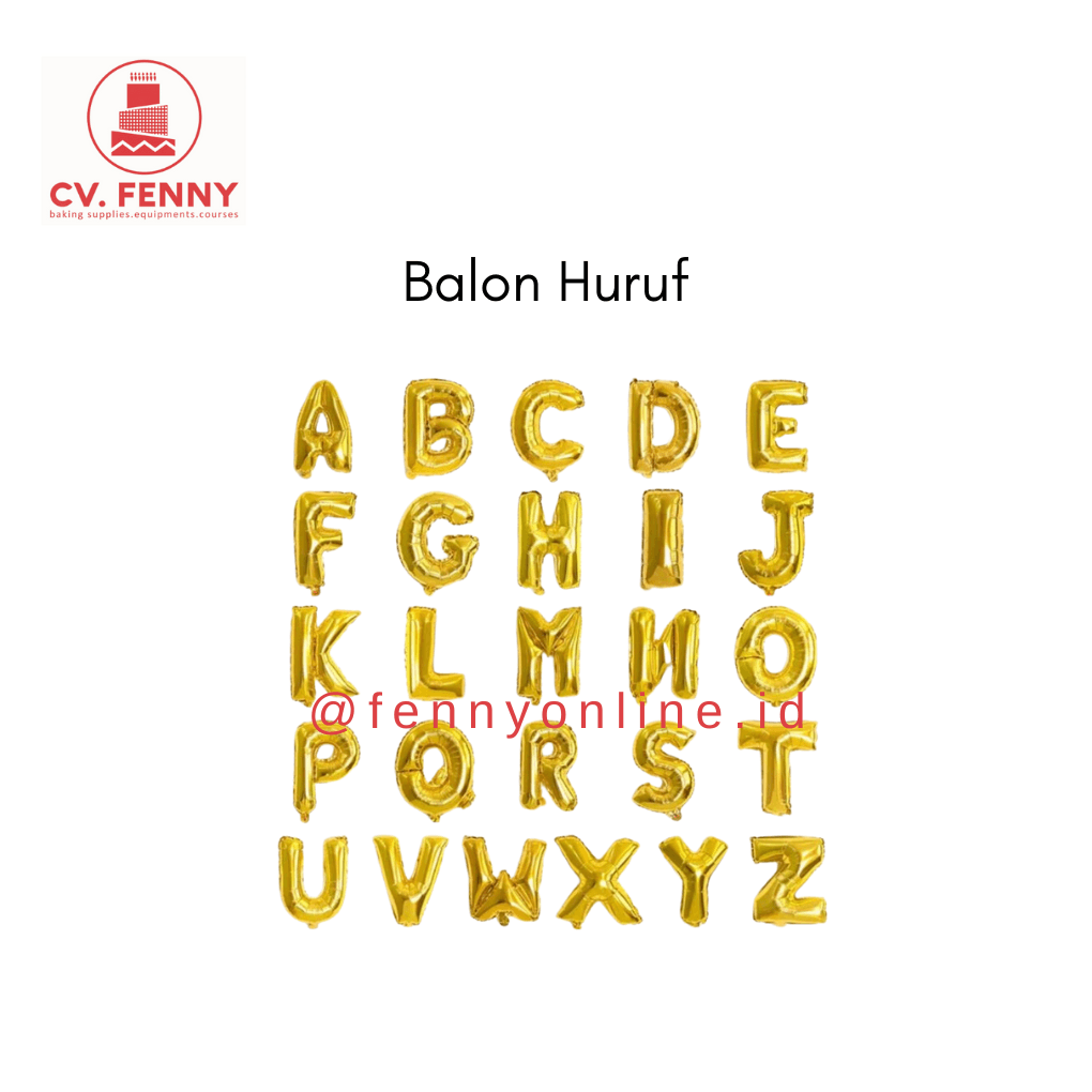 Balon Huruf