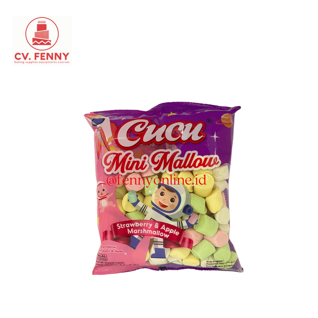 Cucu Mini Marshmallow WARNA 120Gr (24)