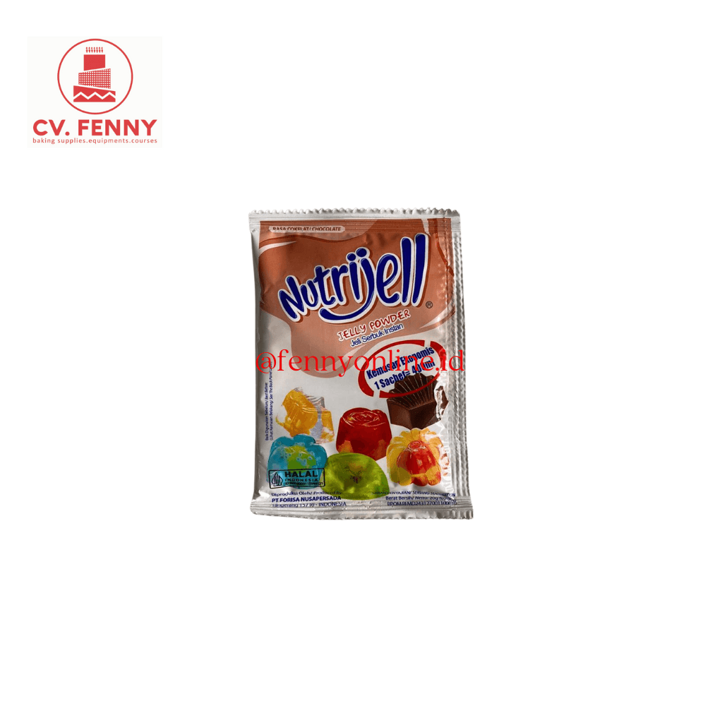 Nutrijell Eko Coklat Bubuk Jeli 20Gr (12Pkx12)