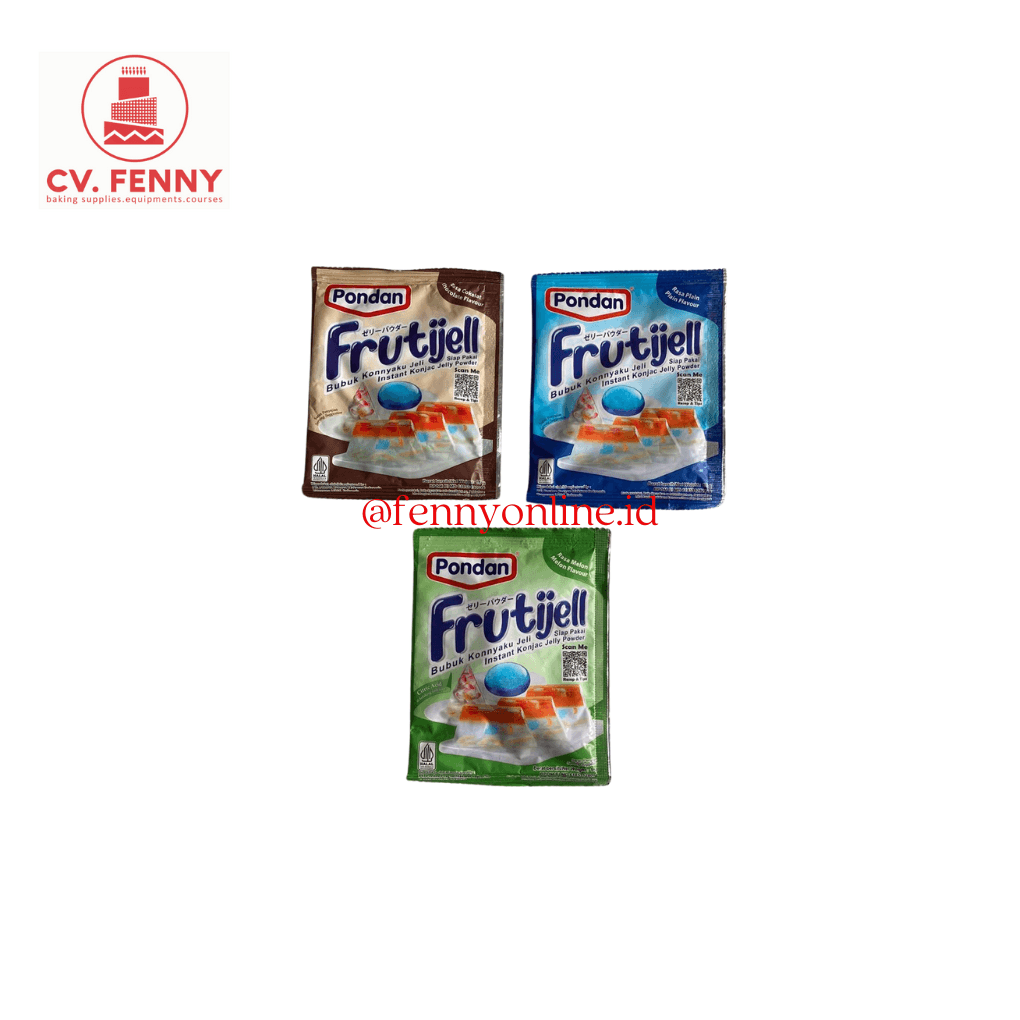 Pondan Frutjell Konyaku Bubuk Jeli 15Gr (6Pkx12)