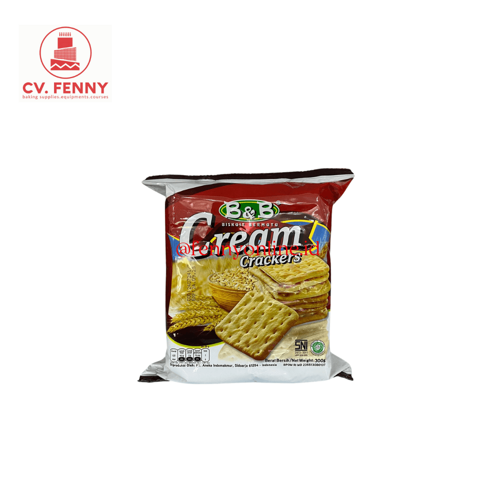 B&B Cream Crakers 300Gr (4Pkx6)