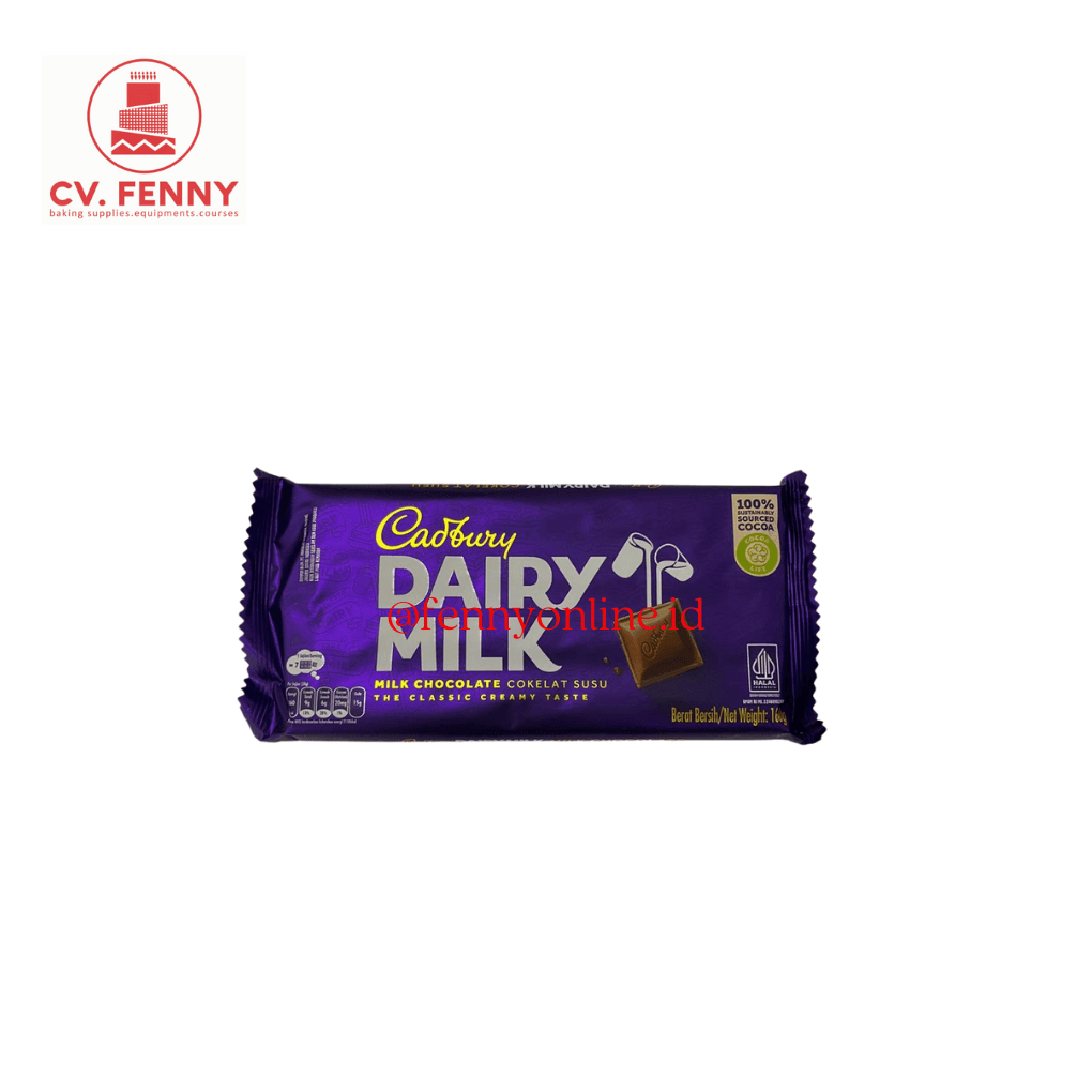 Cadbury Dairy Milk Coklat Blok 135Gr (6Pkx12)