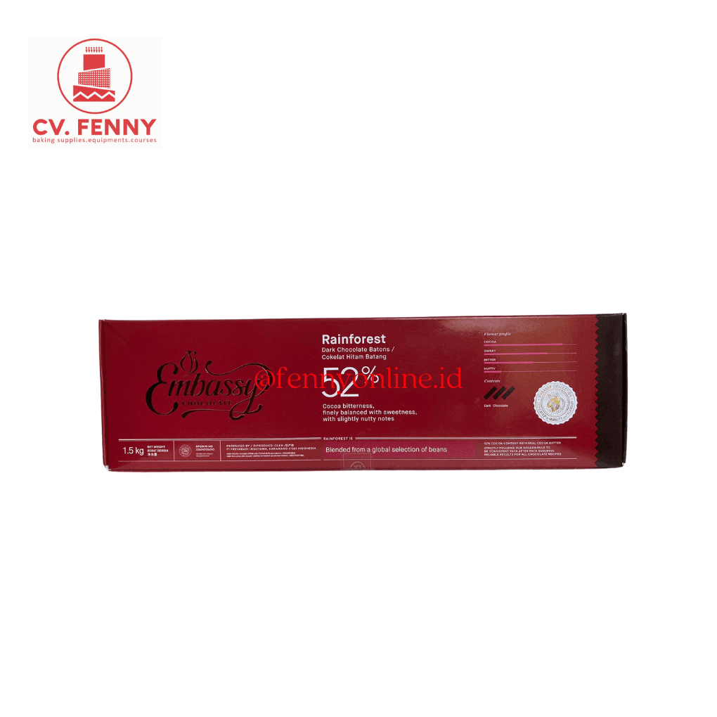 Tulip Dark Rainforest Couverture Coklat Stik 1.5Kg (8)