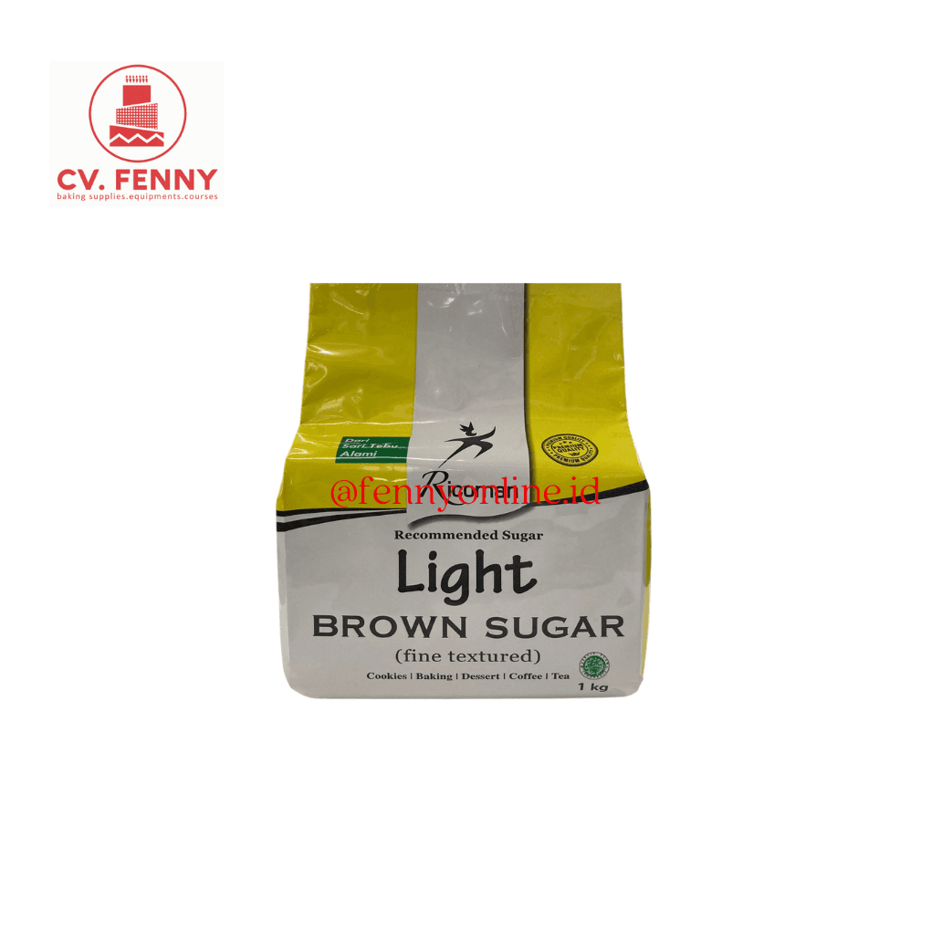 Ricoman Light Brown Sugar 1Kg (20)