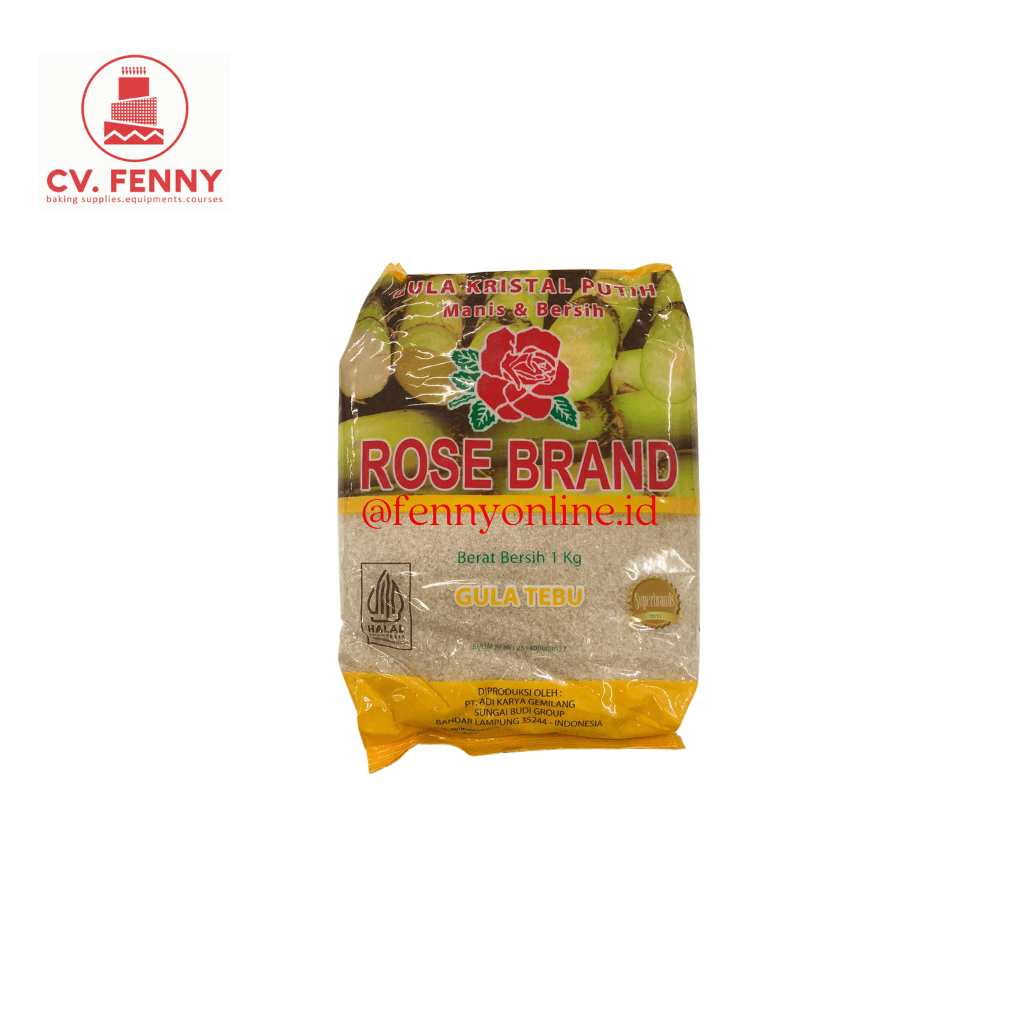Rose Brand Gula Kristal Kuning 1Kg (20) XXX