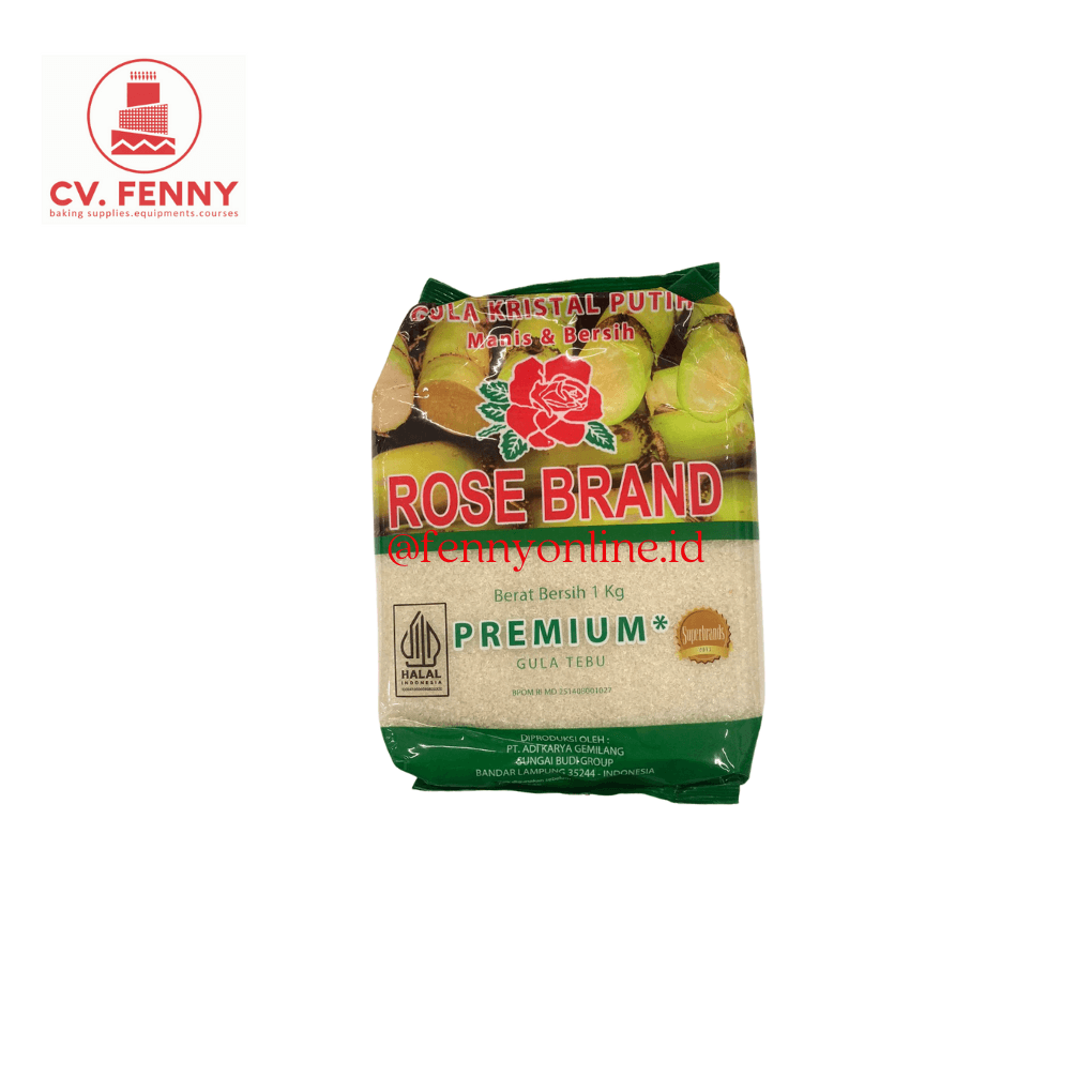 Rose Brand Gula Kristal Hijau 1Kg (20) XXX
