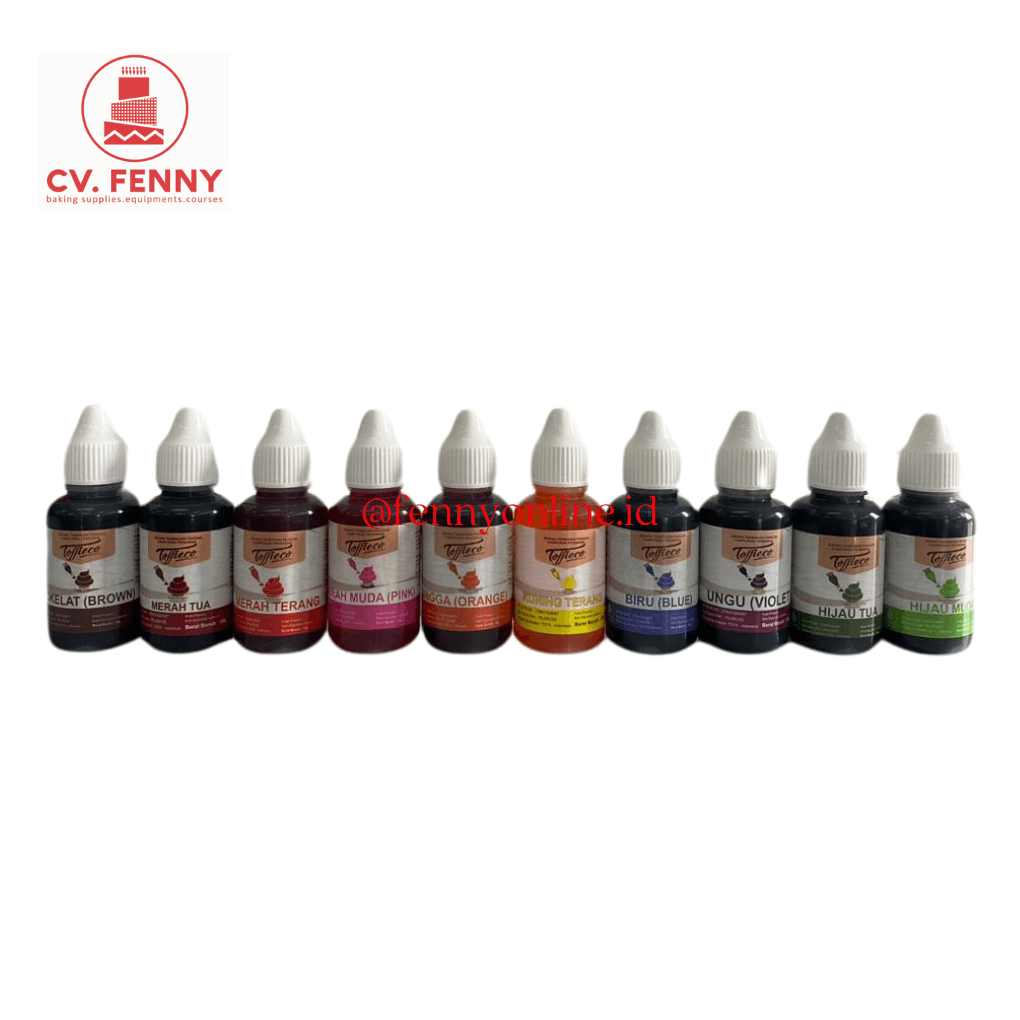 Toffieco Pewarna Water Based Cair 30Cc (24)