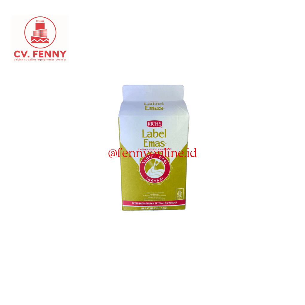 Rich Gold Whip Cream Nondairy 500Gr (24)