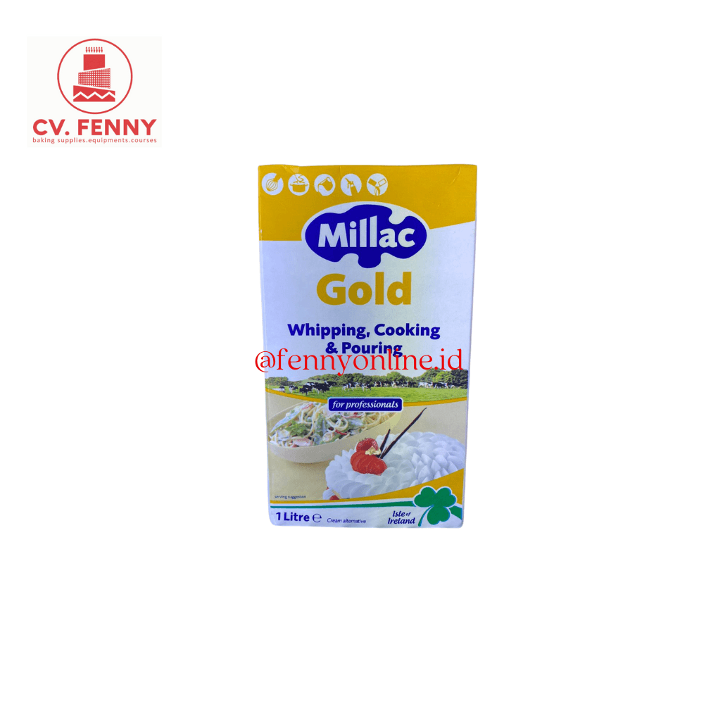 Millac Gold Whip & Cooking Cream Dairy 1Lt (12)