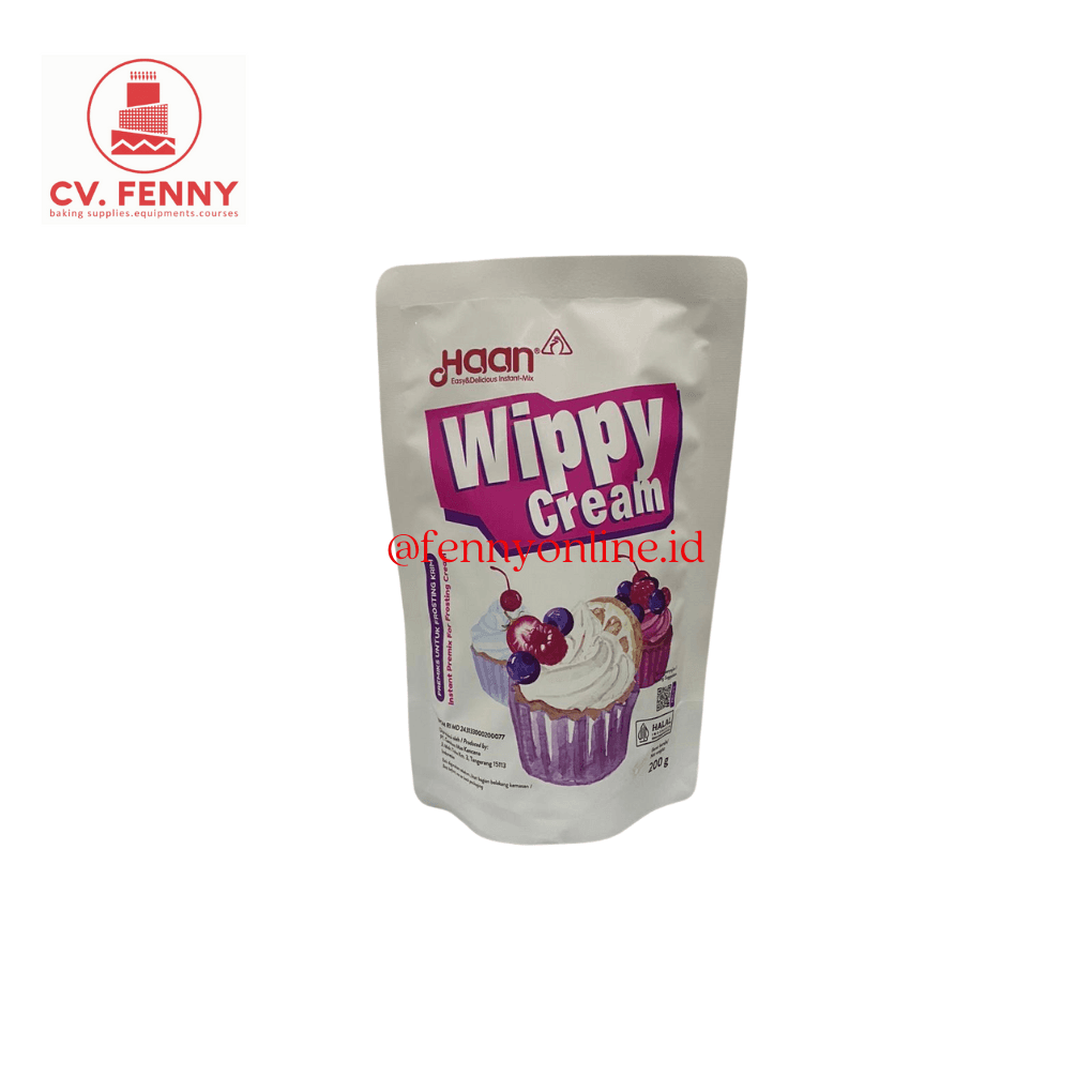 Haan Wippy Bubuk Whip Cream Pouch 200Gr (24)