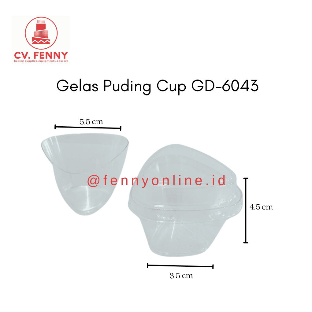 Gelas Puding Cup GD-6043