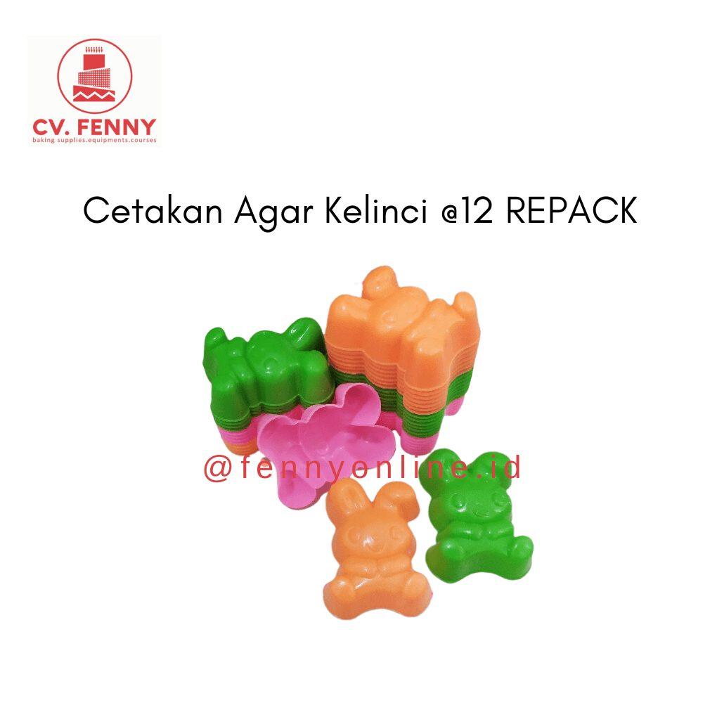 Cetakan Agar Kelinci @12 REPACK