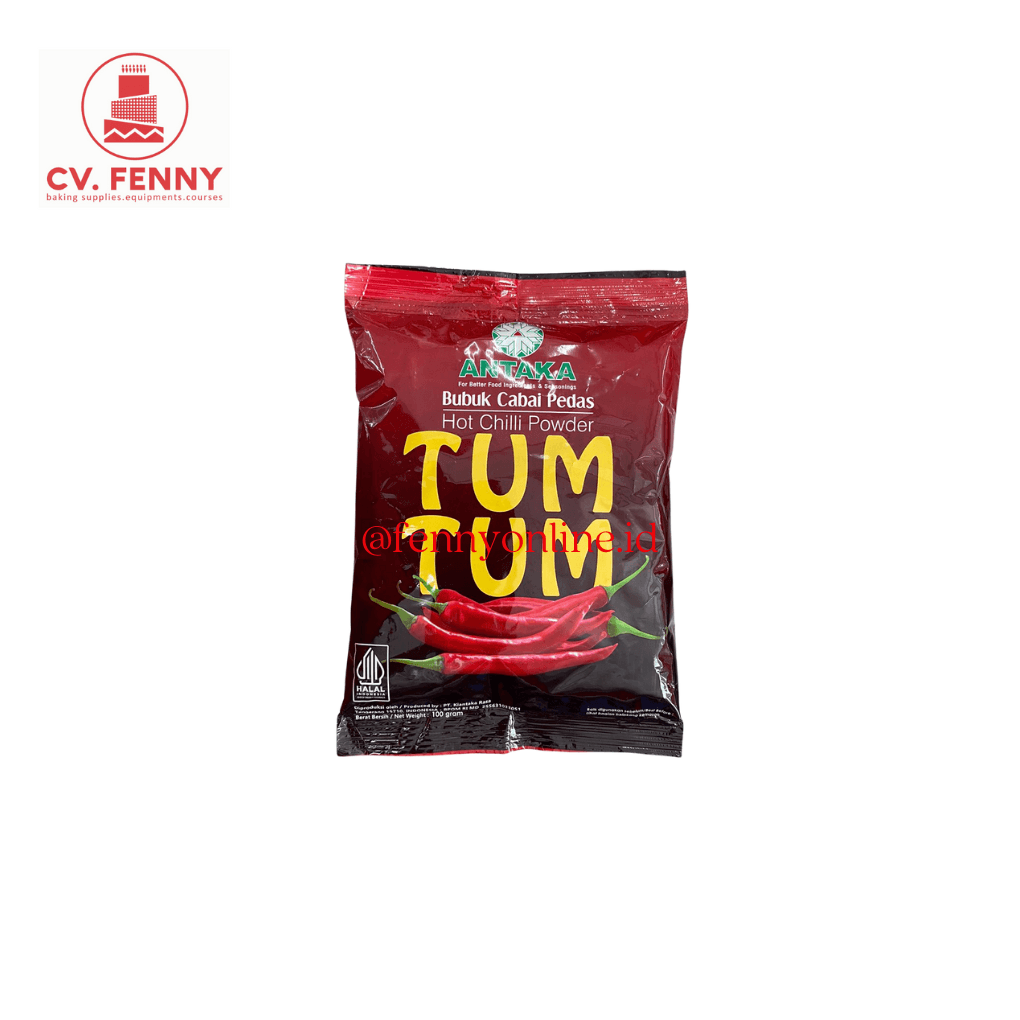 Antaka Tum-Tum Cabai Bubuk Bumbu Tabur 100Gr (15Pkx10)