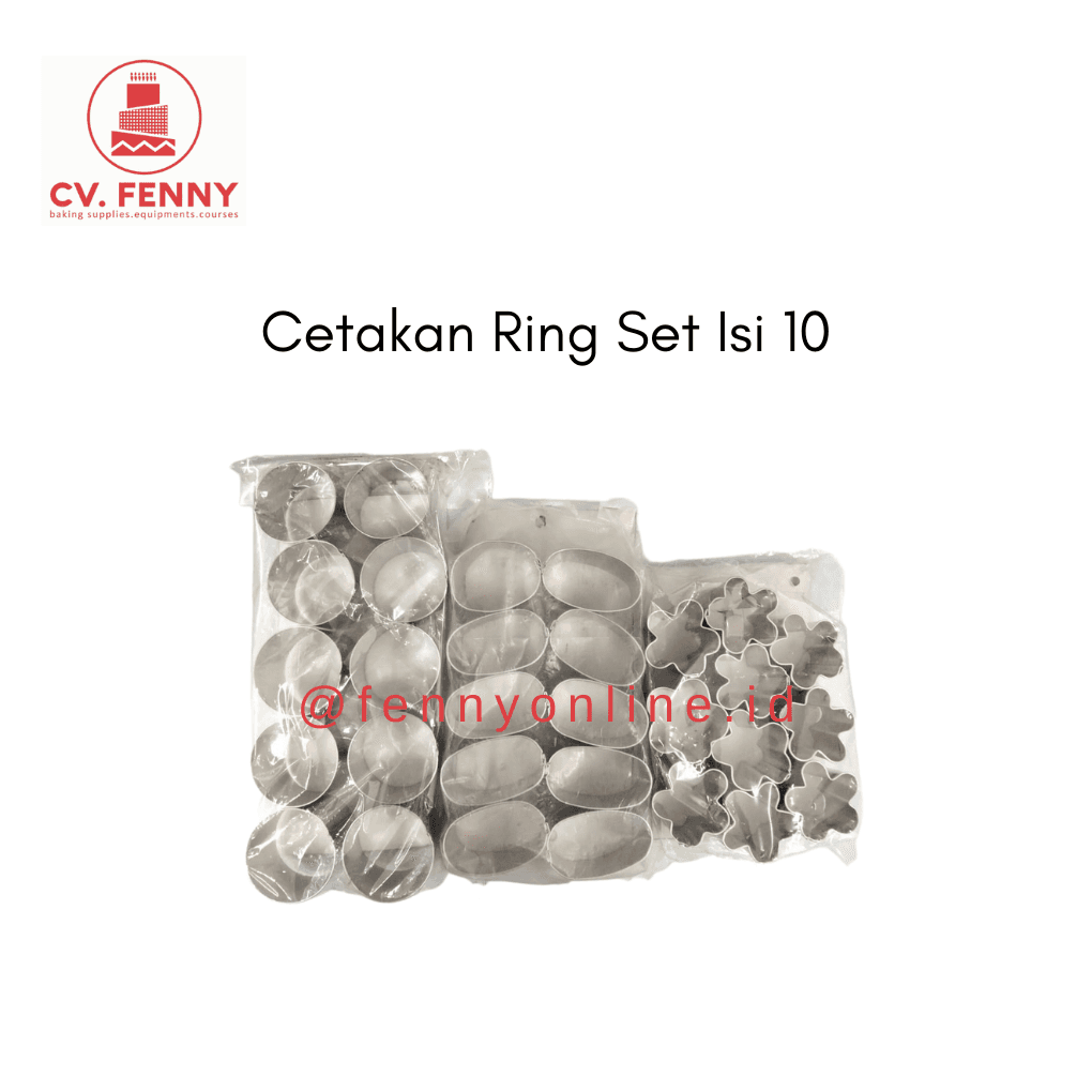 Cetakan Ring Set Isi 10