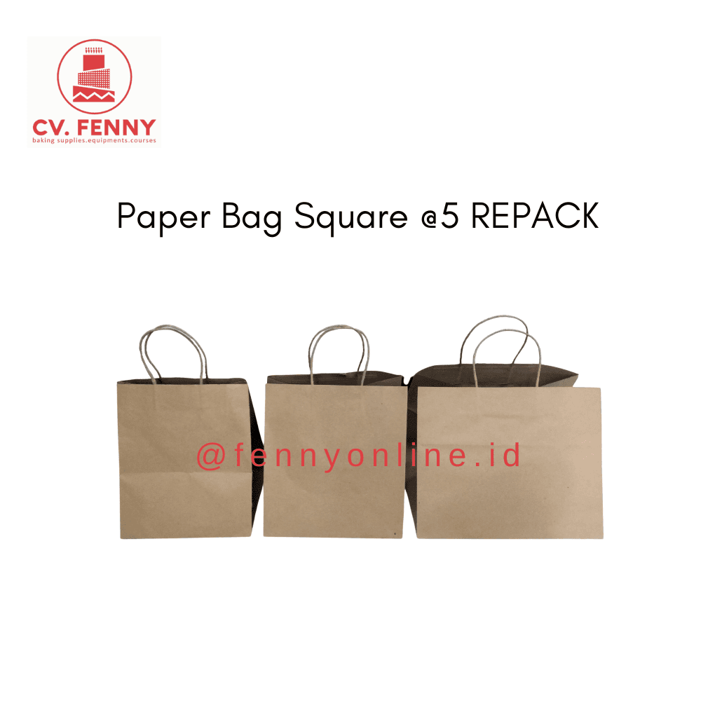 Paper Bag Square @5 REPACK
