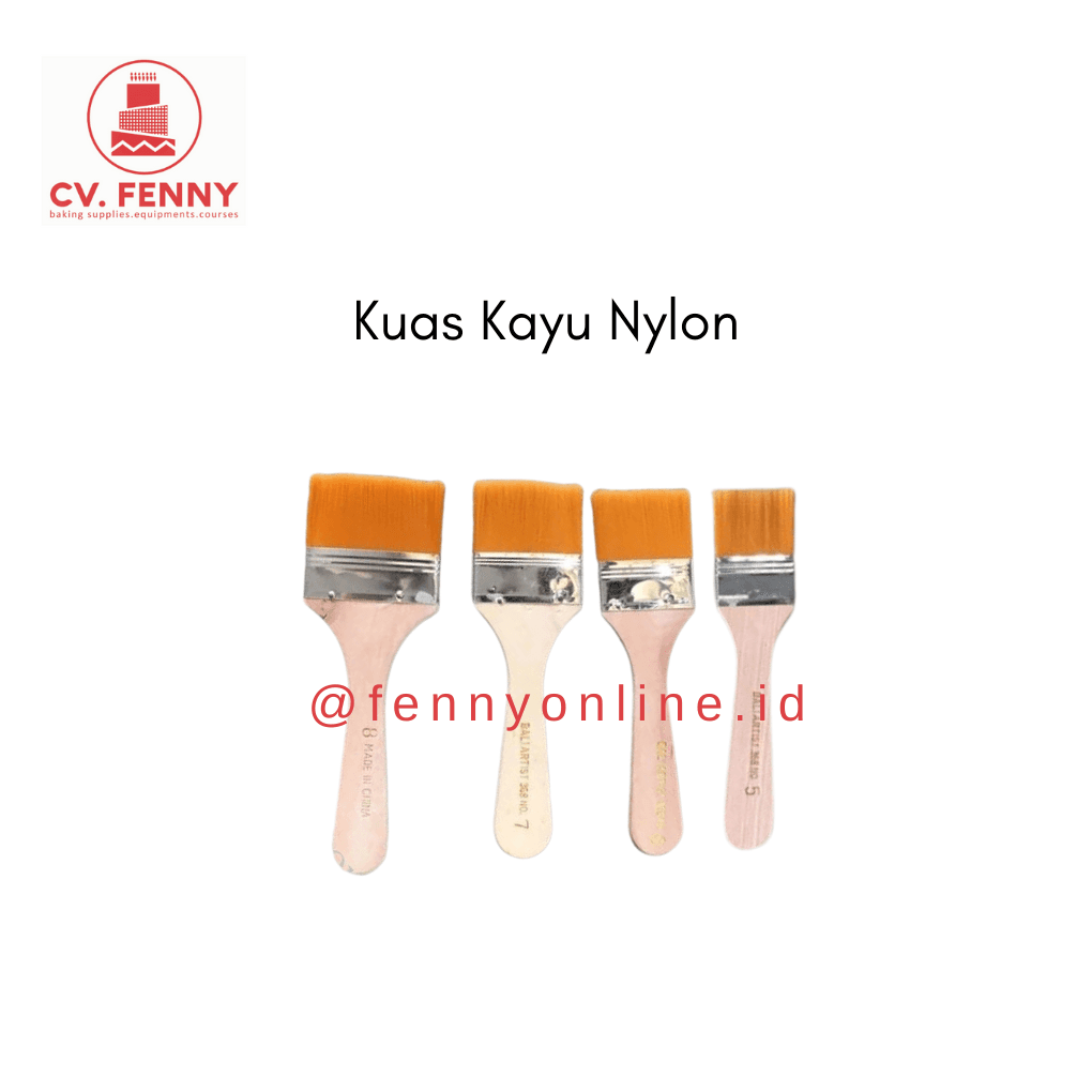 Kuas Kayu Nylon