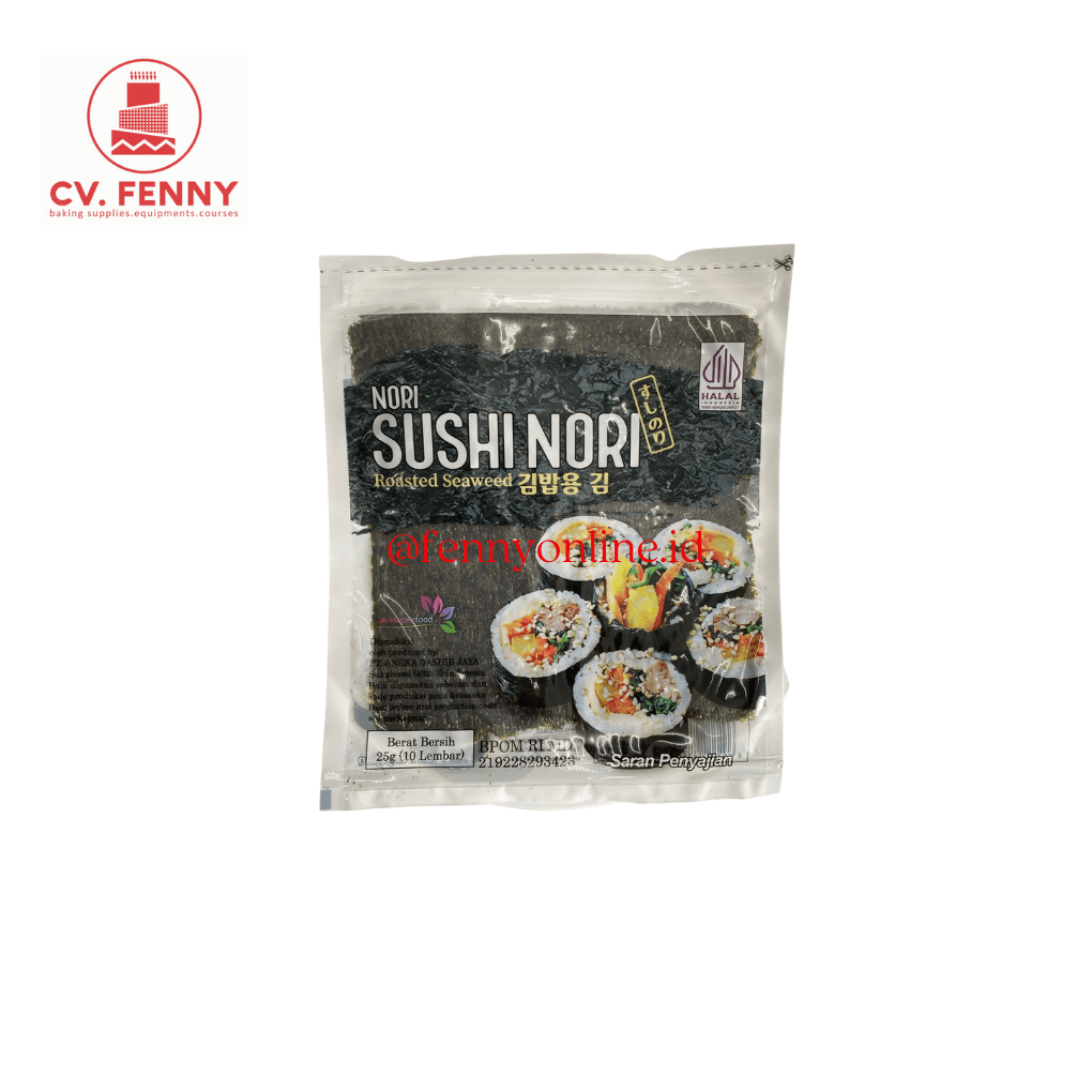 Gold Sushi Nori Rumput Laut Panggang Isi 10Lbr 25Gr (100)