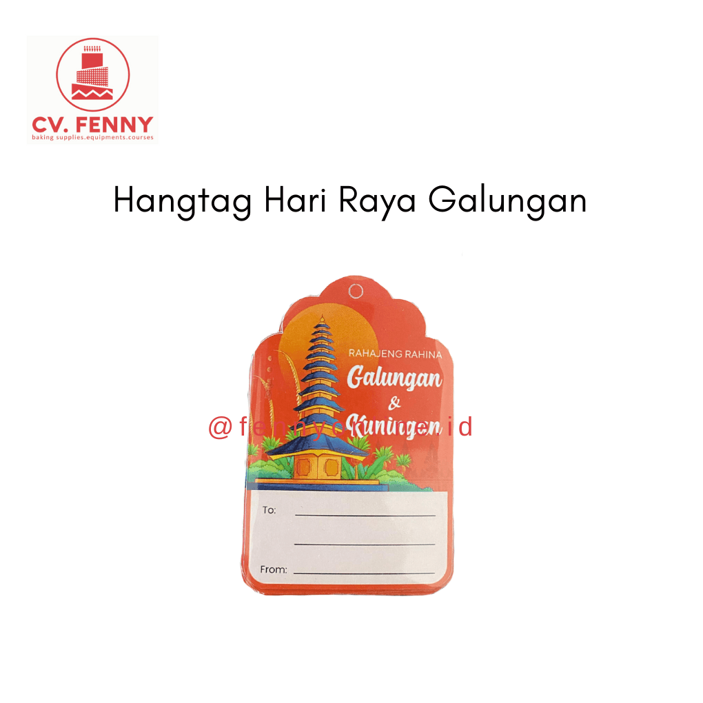 Hangtag Hari Raya Galungan