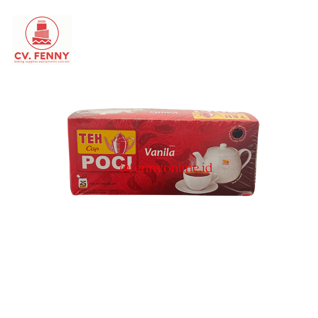 Teh Cap Poci Celup Vanila Isi 25 50Gr (10Pkx5)