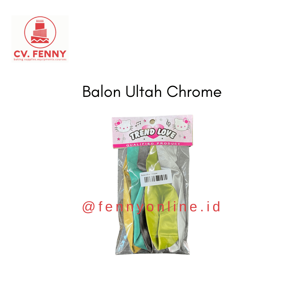 Balon Ultah Chrome