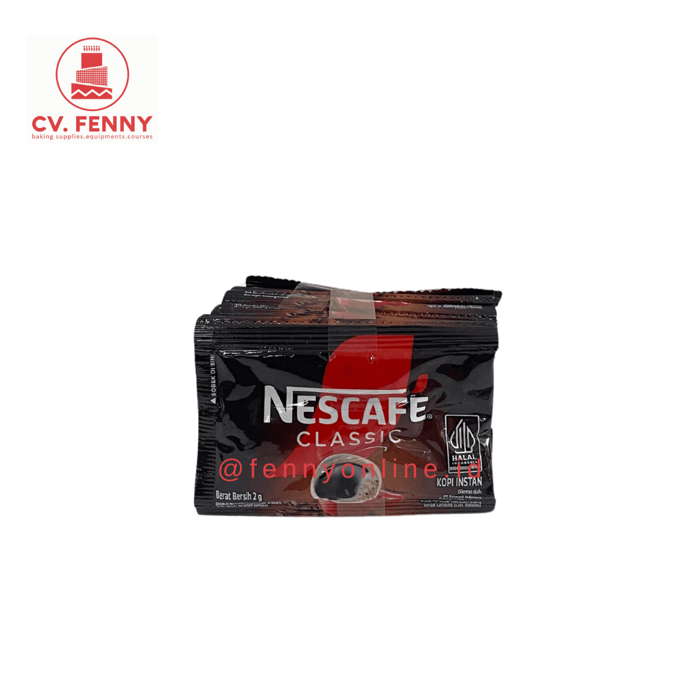 Nescafe Classic Kopi 2Gr Sct Isi 10 (10Pkx6)