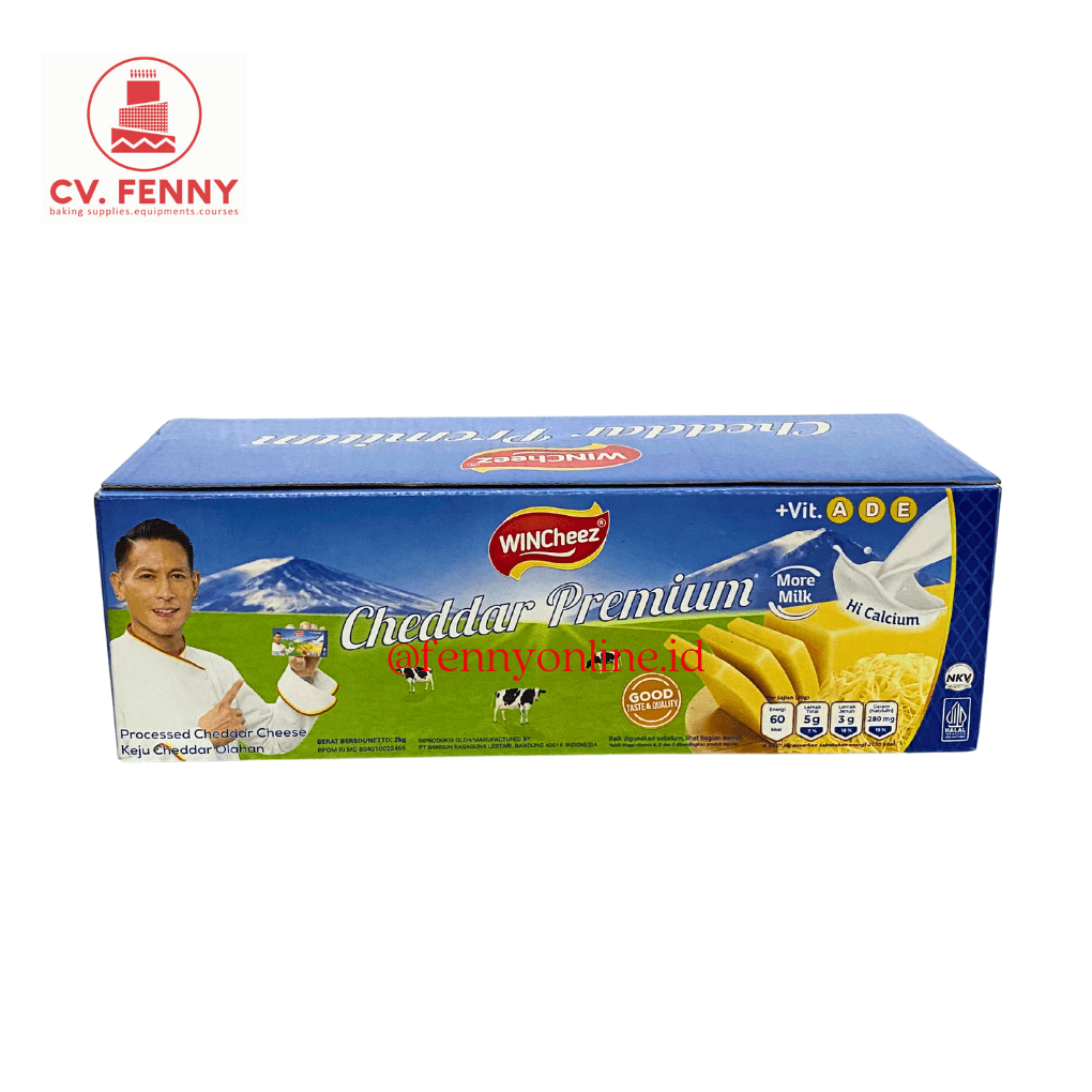 Wincheez Premium Keju Cheddar 2Kg (8)