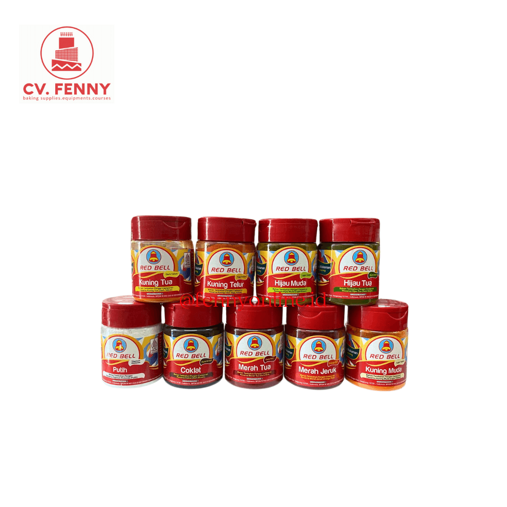 Red Bell Pewarna Bubuk 45-90Gr (4Pkx12)