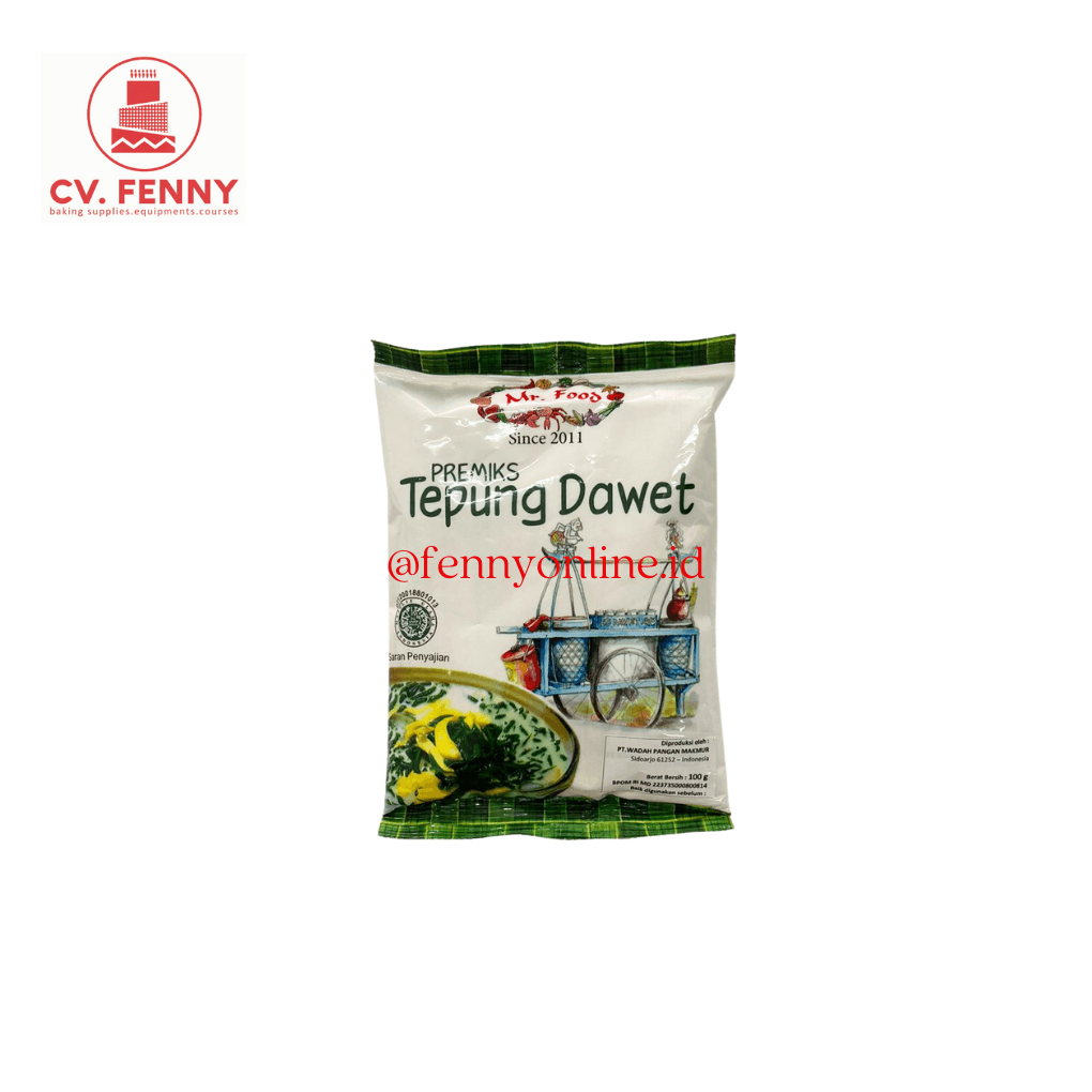 Mr.Food Tepung Dawet Traditional Pandan 100Gr (6Pkx24)