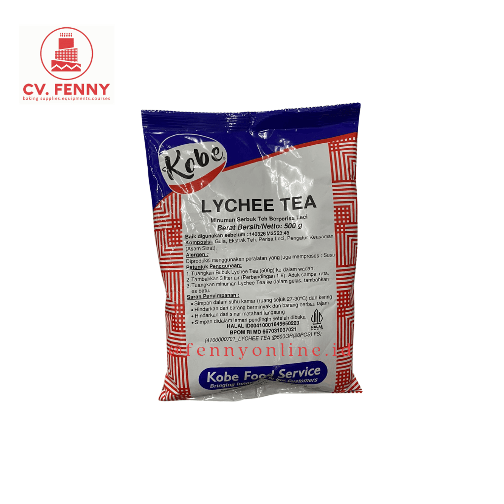 Kobe Lychee Tea Minuman Bubuk 500Gr (10)