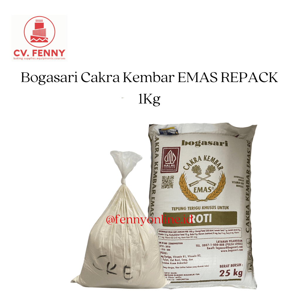 Bogasari Cakra Kembar EMAS REPACK 1Kg