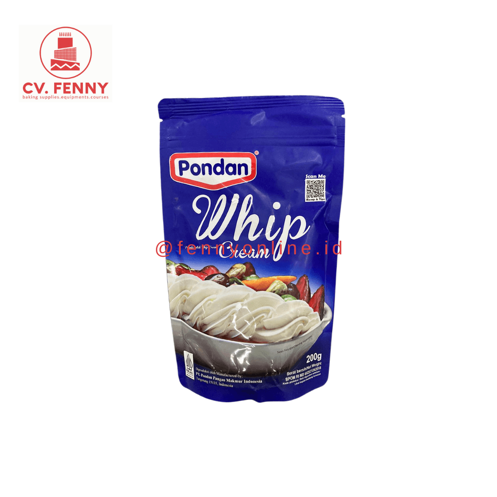 Pondan Bubuk Whip Cream 200Gr (24)