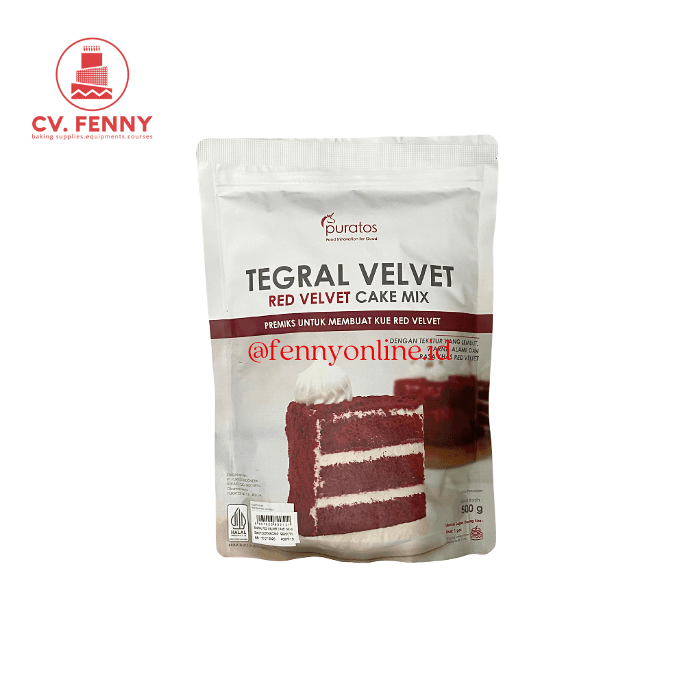 Puratos Tegral Premix Red Velvet 500Gr (12)